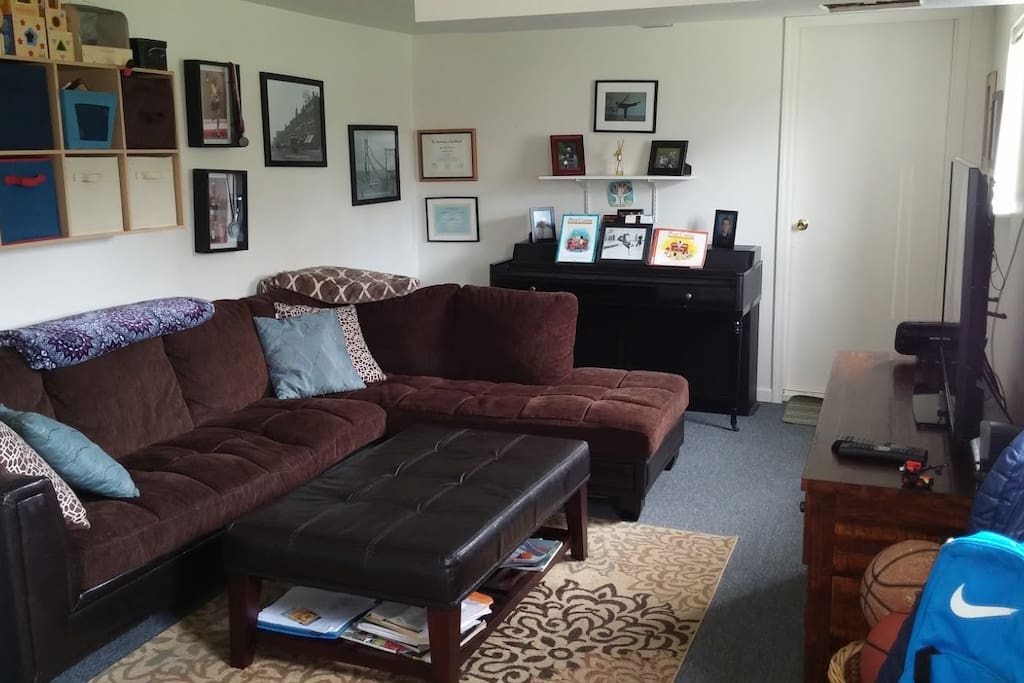 downstairs shared living room