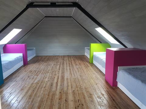 Gite les grèves: 15 people, 300 m from the sea + sauna