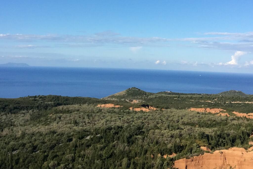 View from the toproof of the Vila