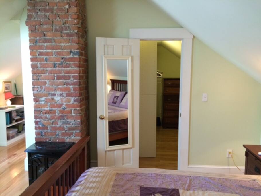 Private, empty, walk-in closet