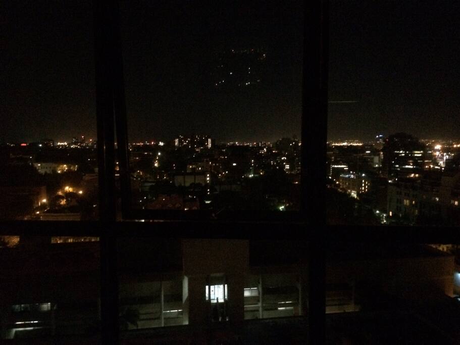 Room's view at night
