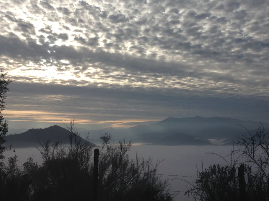 Vista al valle de mañana