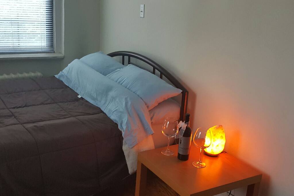 Full size bed; Foam Mattress Topper available for extra softness.