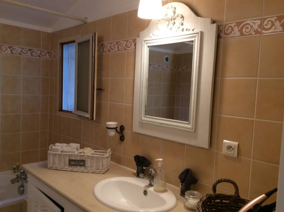 La salle de bain du studio