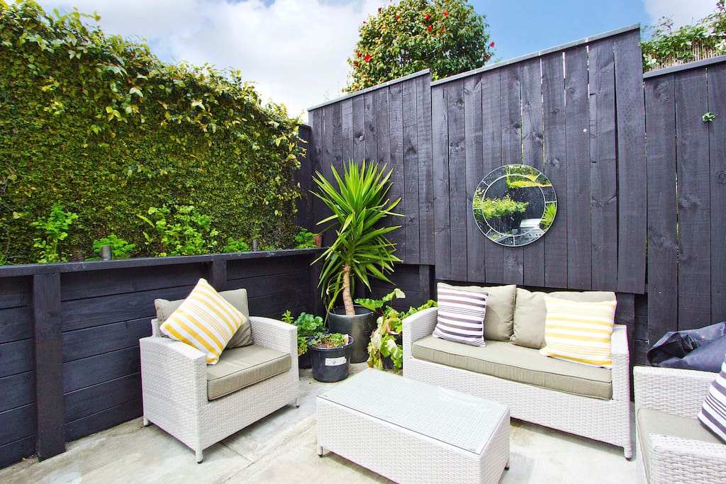 Rear patio