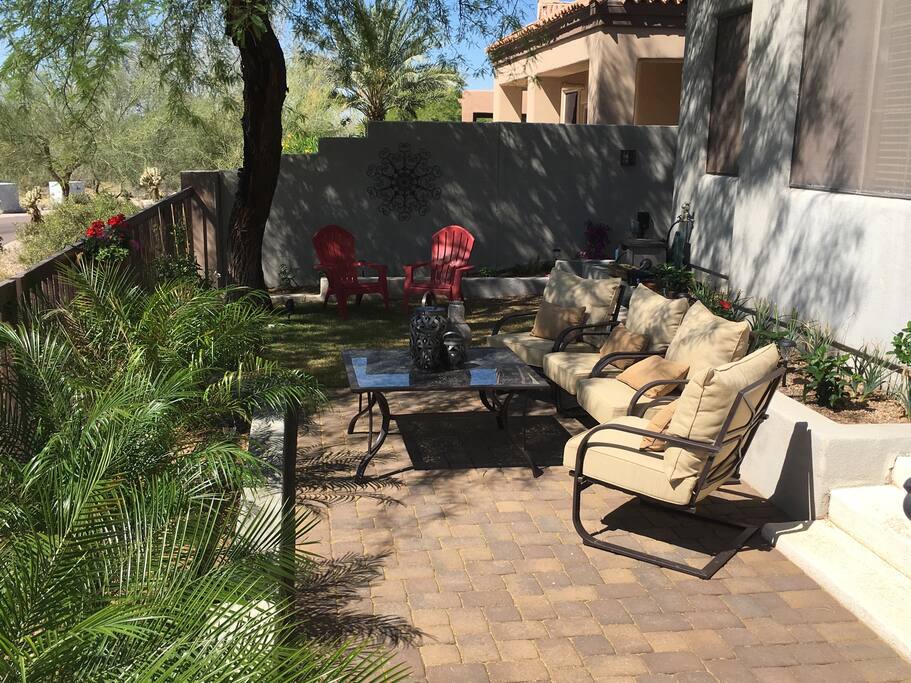 If you want some company you can enjoy our patio and take in the beauty of Scottsdale mountains.