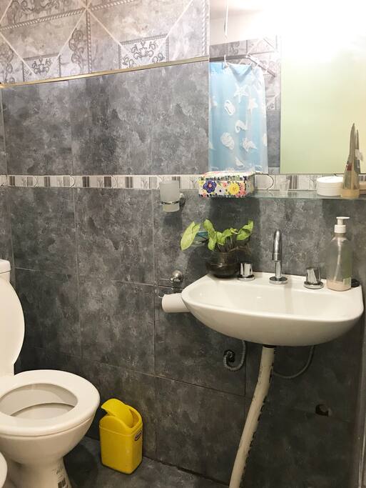 Baño con agua caliente