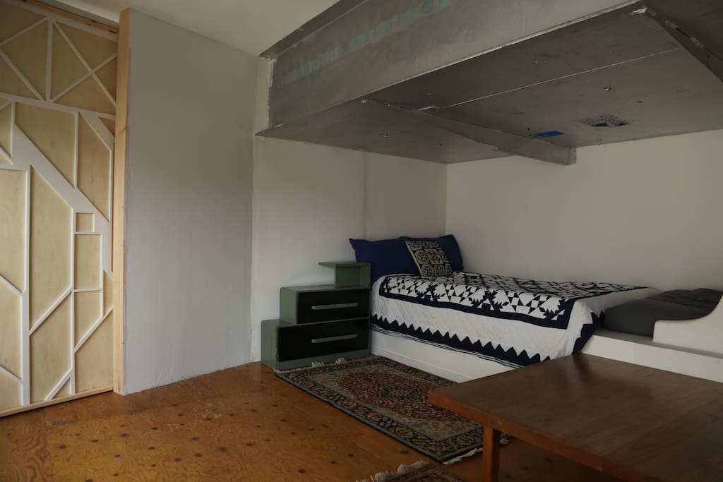 Bed is a built-in Twin XL