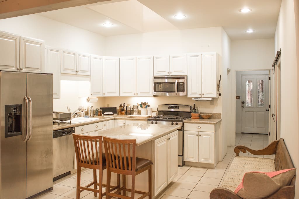Kitchen and entry