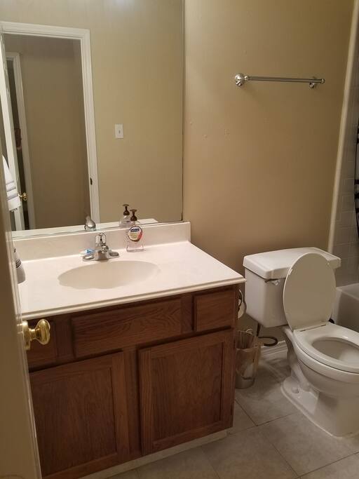 Upstairs restroom