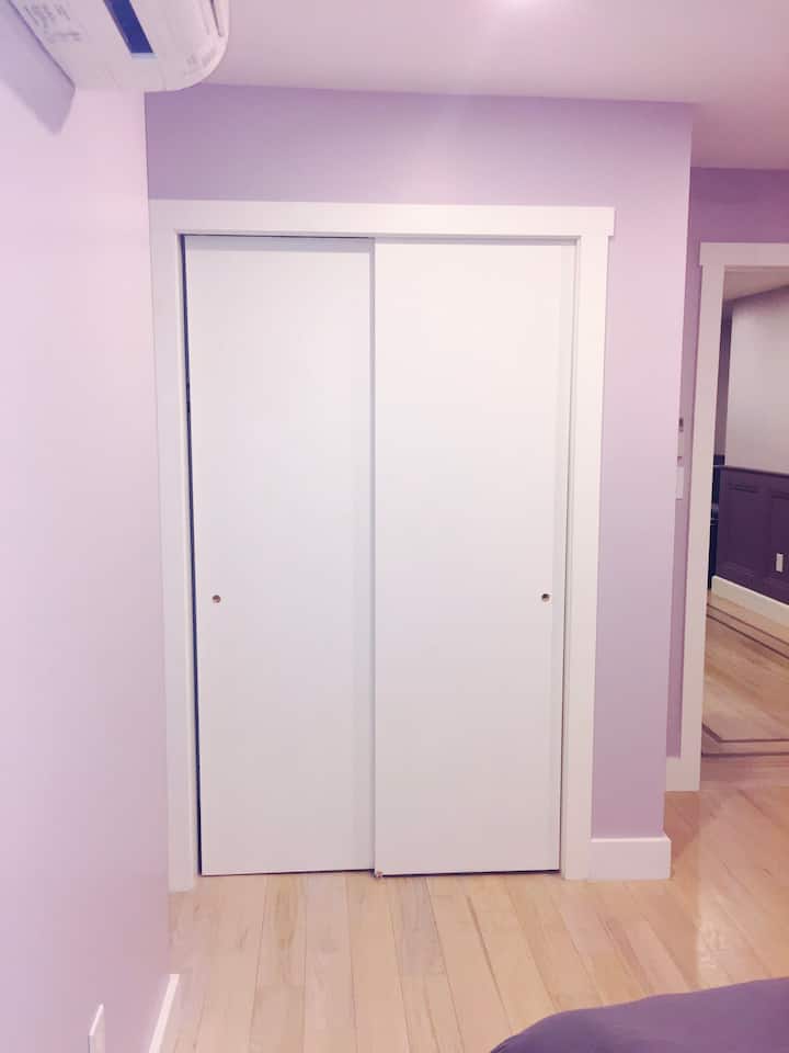 Full closets in both bedrooms