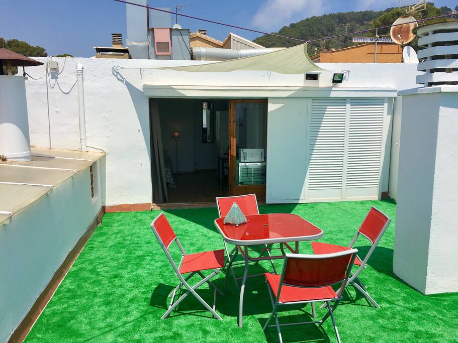 Terrasse côté studio