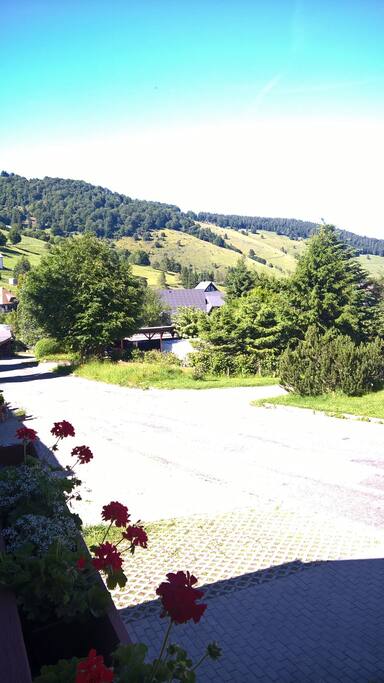 Sicht von Balkon
