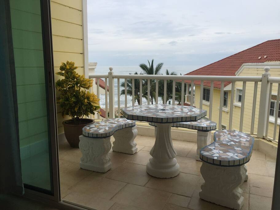 You can enjoy breakfast in the master bedroom