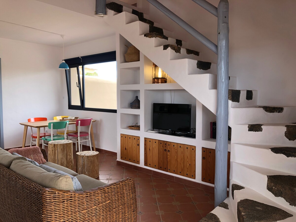 Airbnb con mejor rendimiento: Casa Wonderful W. in Lajares. en La Oliva