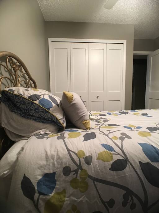 Comfortable twin bed