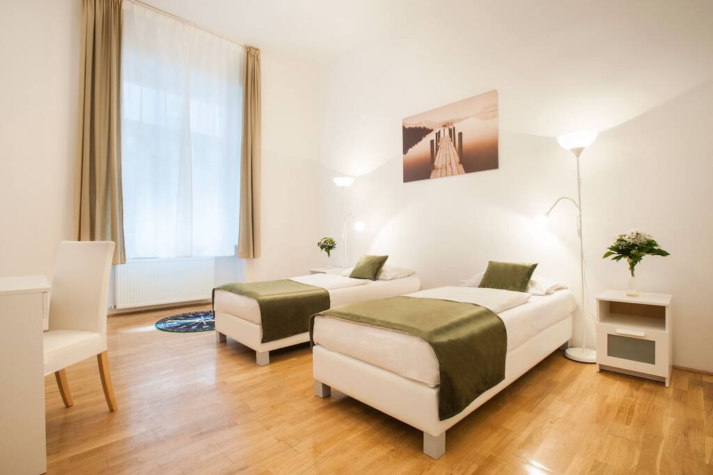 Twin bedroom in Apartman no. 1
