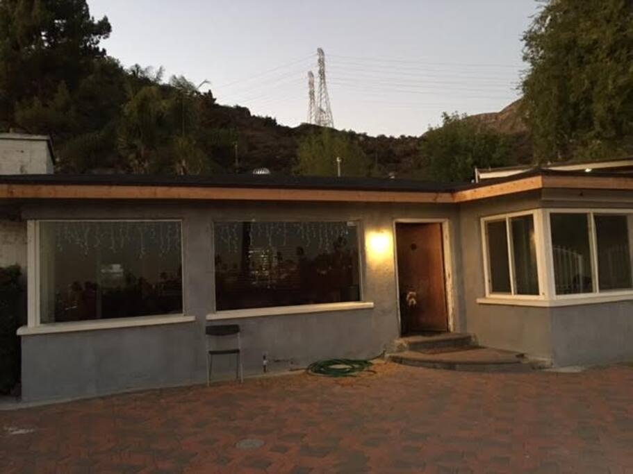 Front view of the house