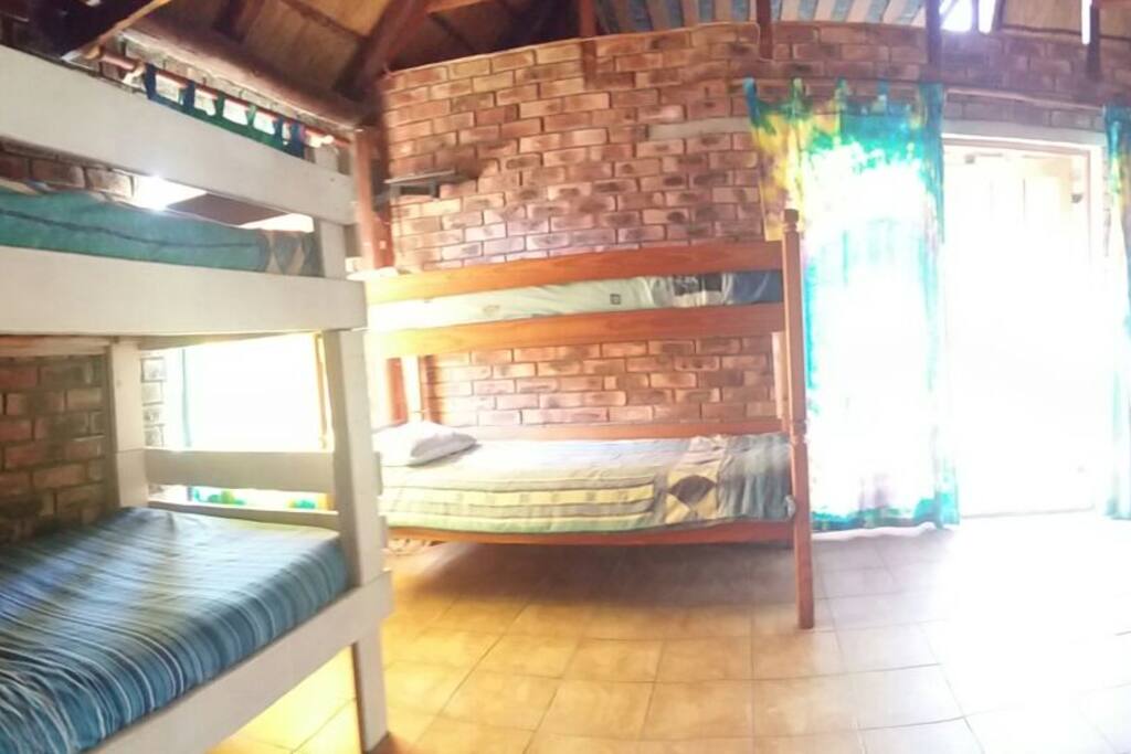 The cottage. 3 bunk beds