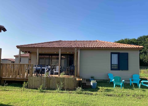 Chalet Le colibri quiet/Pool, sauna, hammam