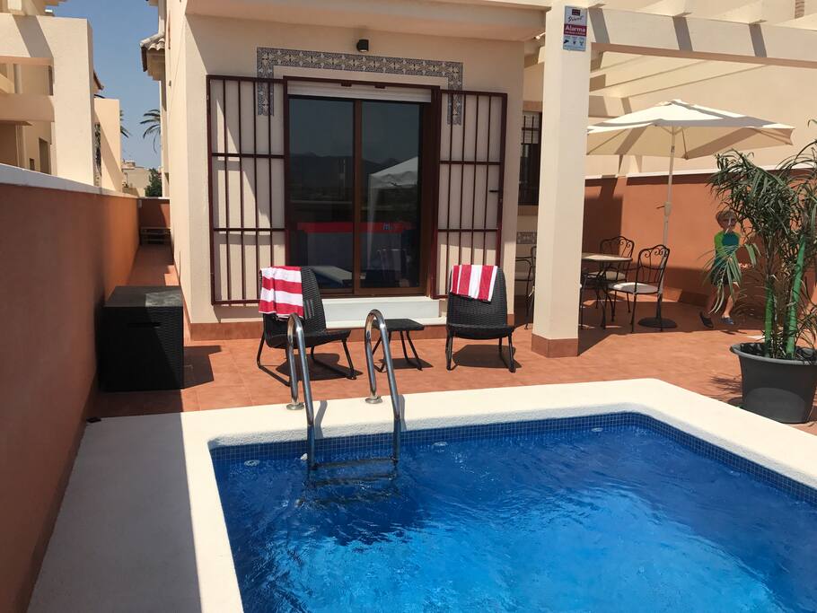 Private pool for relaxing days.