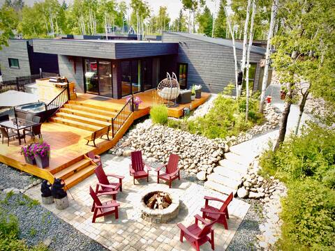 Modern Cottage In Onanole - Bears Den Unit #6