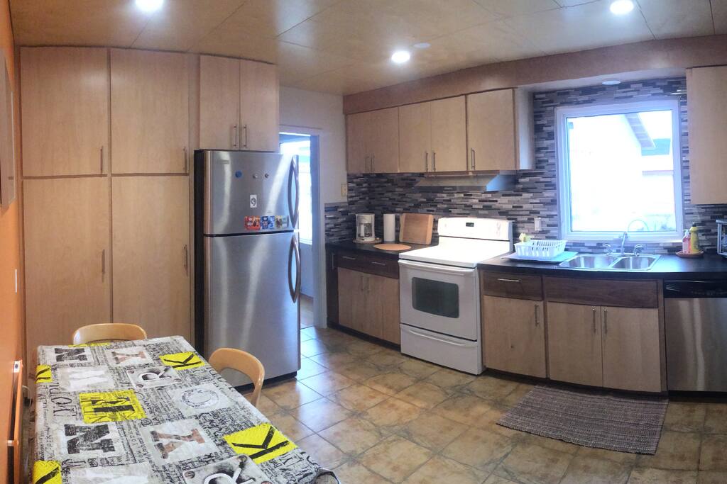 well equipped kitchen