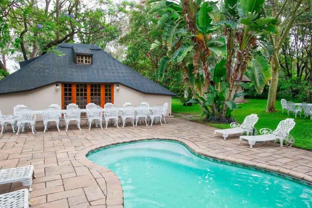 Delightful pool area