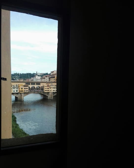 Private View of Ponte Vecchio Directly from the apartment...