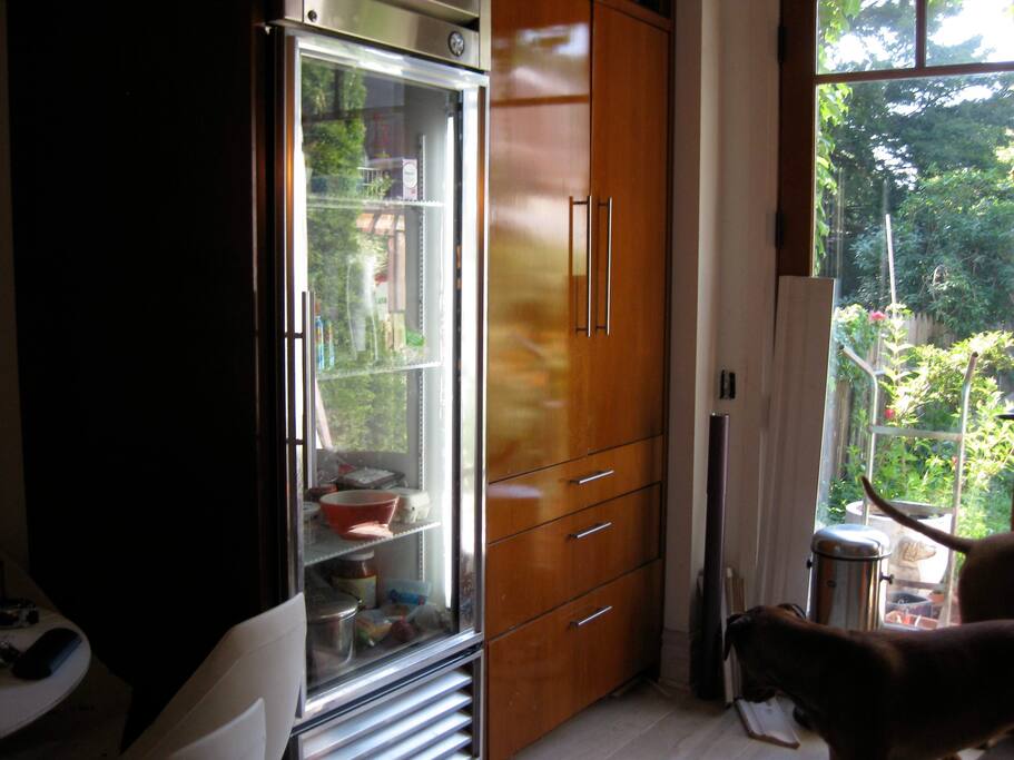 Kitchen and yard