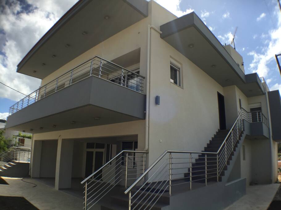 Outside view from Villas