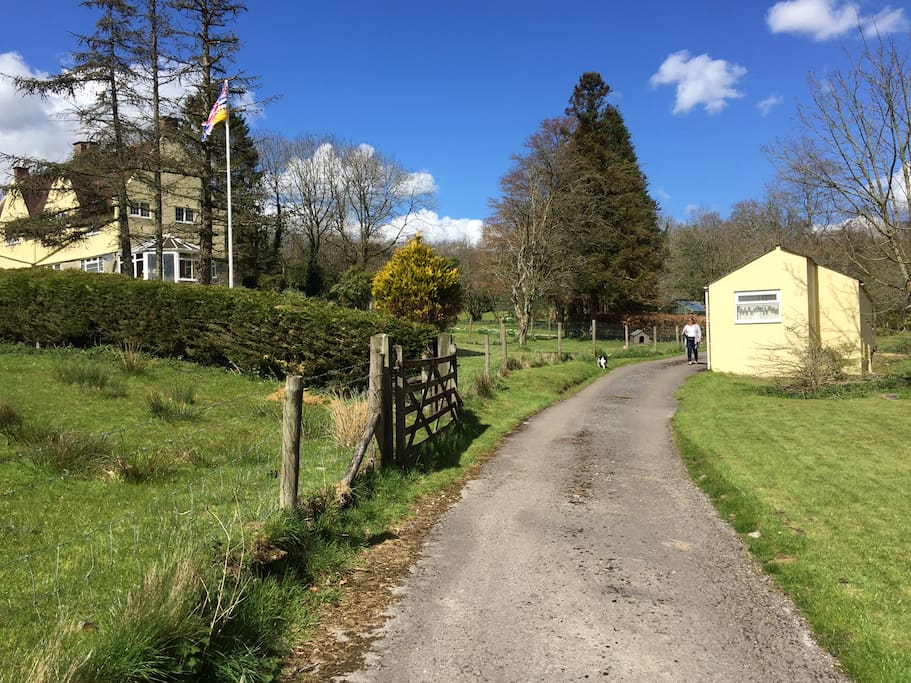 The Bothy is to your the ri