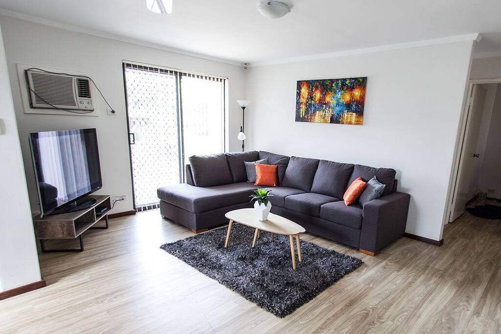 sit and enjoy watching Tv on our large screen or play some xbox on our console