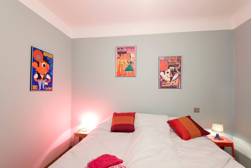 Chambre avec dressing 2*80*200