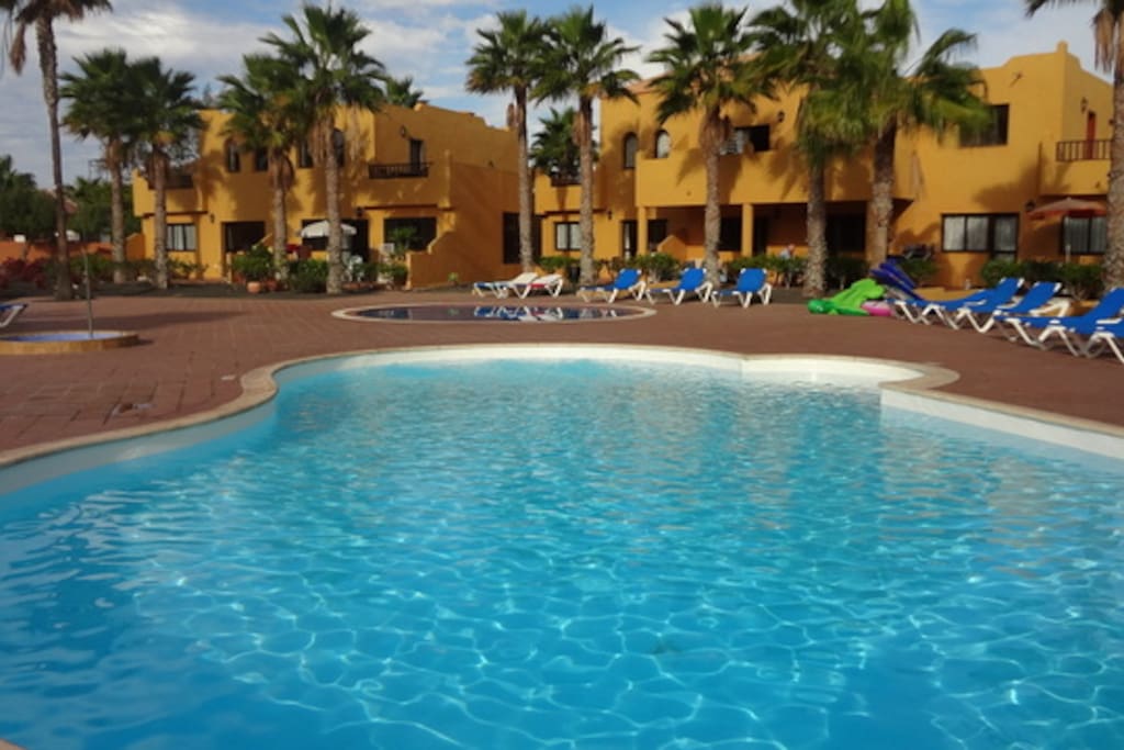 Una de las piscinas