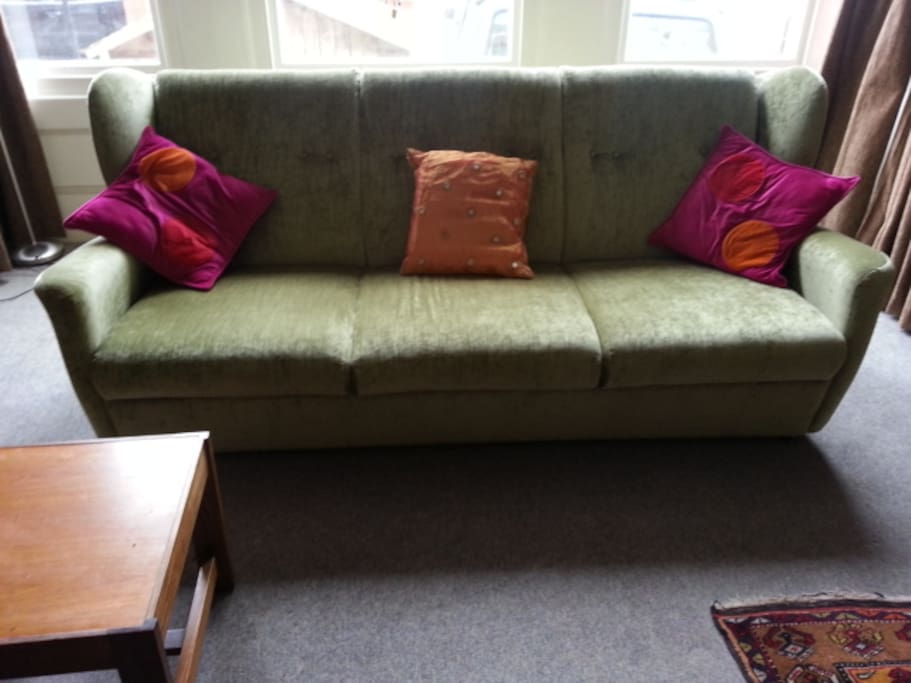 ...with a new click-clack sofa-bed...