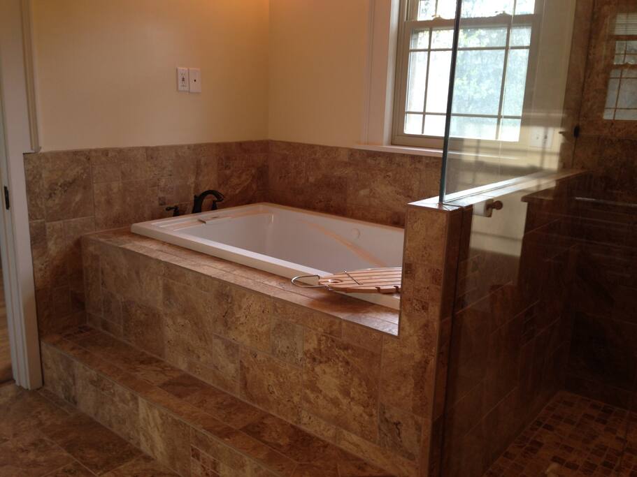 Jacuzzi tub.