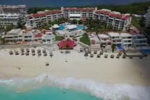 Cancun hotel zone lagoon studio w/rooftop access
