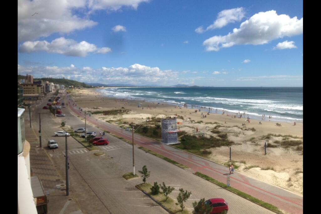 Vista praia do mar grosso Laguna Sc