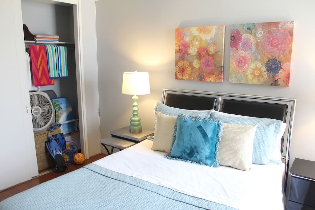 Large closet with beach gear available for use!