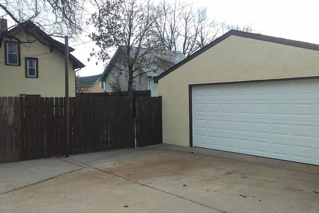 Driveway to garage