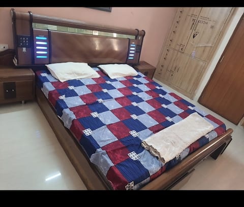 Nearest to ISKcon with AC, Kitchen and Balcony