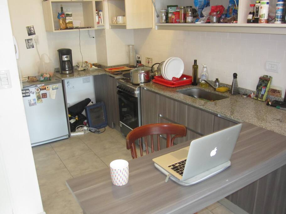 Modern kitchen. Coffee maker.