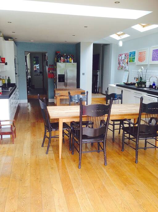 Large family kitchen