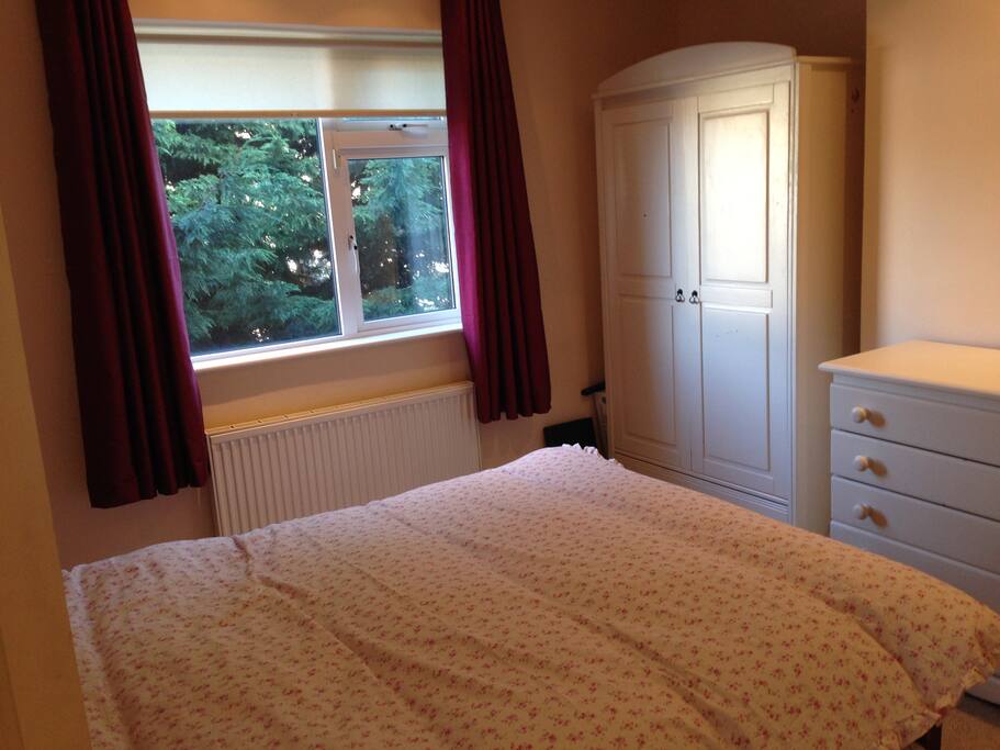 Spacious room, lots of storage.