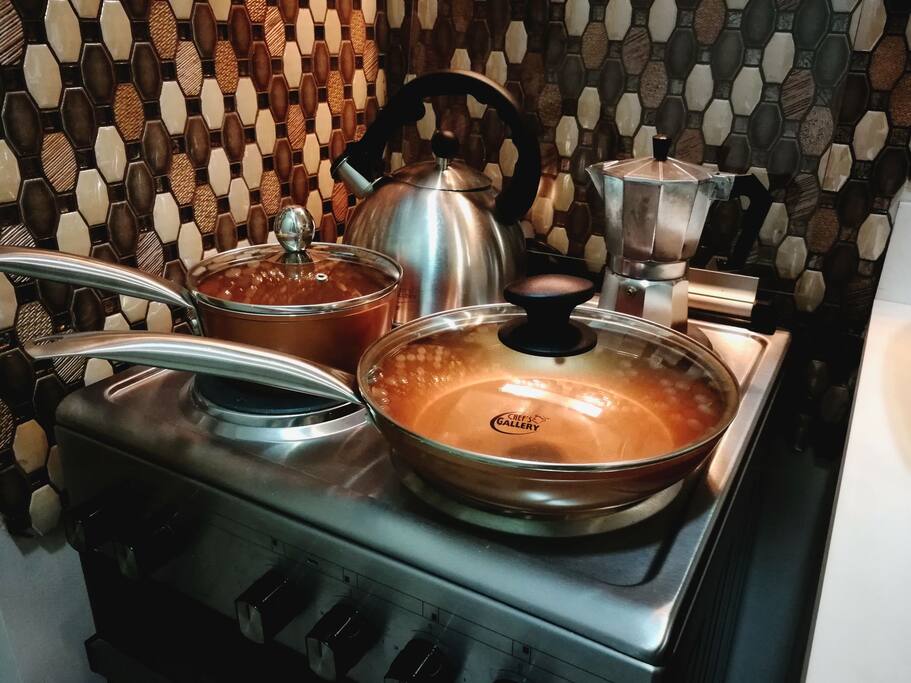 Cook you favorite dish in our fully equipped kitchen