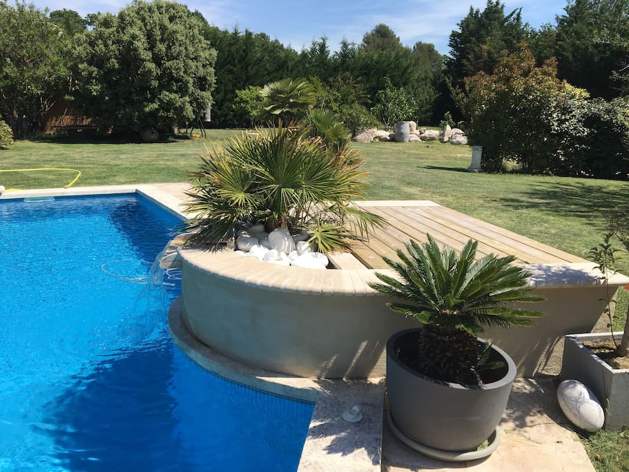 Solarium et plongeoir