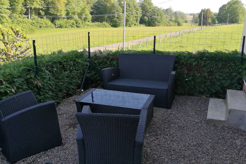 Terrasse clôturé