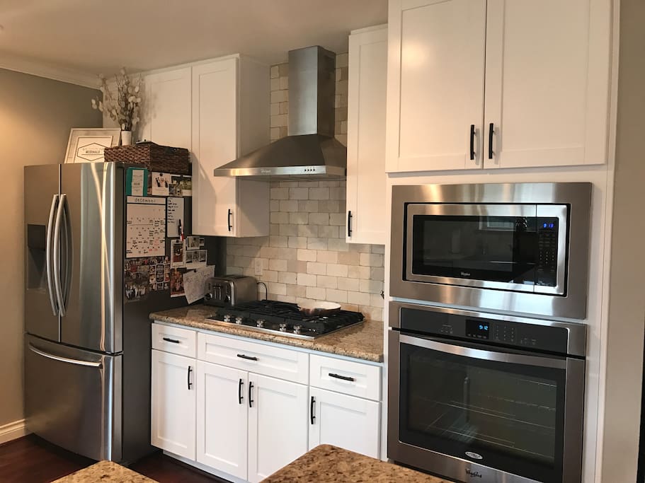Beautiful kitchen with all stainless appliances