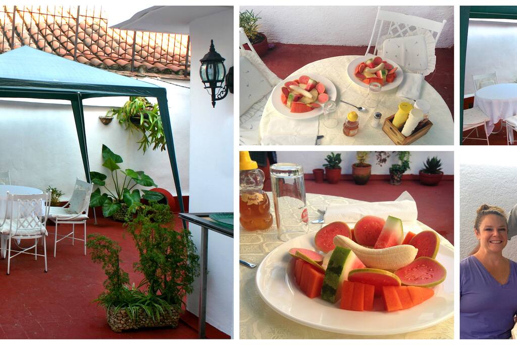 Terraza del apartamento.